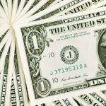 Image of dollar bills in reference to political contributions