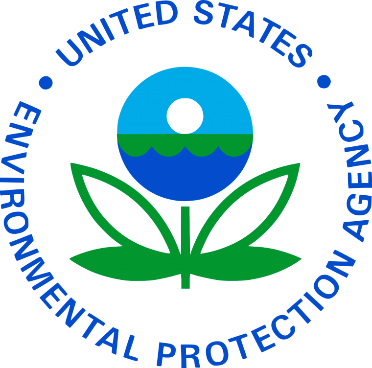 Image of the logo for the EPA, which released a study on wastewater infrastructure needs
